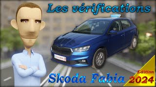 Skoda Fabia 2024 vérifications et sécurité routière [upl. by Syla122]