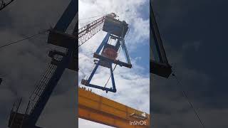 bandra versova sea link gantry lifting work lg mumbaisealink india engineering like must watch [upl. by Durkee]