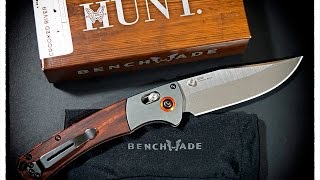 Benchmade Crooked River  Hunt Blue Class  Erster Eindruck  Axis CPM S30V 150802 [upl. by Paik]