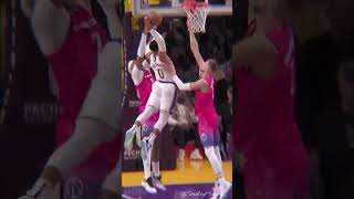 Russell Westbrook almost poster dunk whocanIrunto nba lakers russ lal russellwestbrook [upl. by Ynavoj]