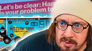 Sam Hyde on the quotIts Your Problem Tooquot New York City Billboard [upl. by Leirad]