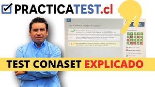 Test CONASET EXPLICADO ✅  Licencia Clase B Chile 2024 Educación Vial  wwwpracticatestcl [upl. by Aitital]