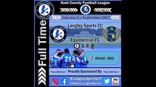 Langley Sports 13 Equinoccial KCFL 02092023 Goal Highlights [upl. by Murphy]