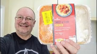 Morrisons Sweet amp Sour Chicken With Egg Fried Rice  Microwave Meal  Food Review [upl. by Porett]