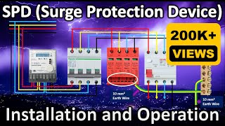 Surge Protection Device  Surge Arrester  SPD working principle  Overvoltage Protection Device [upl. by Cressida747]