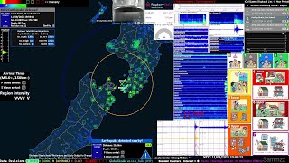 GlobalQuake M30 Depth 39km Weak Shaking Near Porirua 110824 1959 [upl. by Ocram]