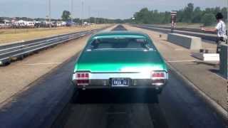 1972 Olds Cutlass 442 Runs 11s with a passenger [upl. by Ernaldus857]