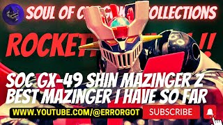 SOC GX49 The Real Mazinger Z Rocketto Punch  mazingerz chogokin superrobotwars srw robots [upl. by Bishop517]