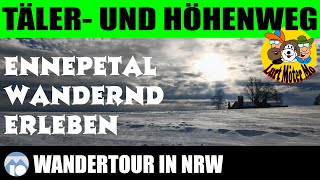 Ennepetal wandernd erleben Täler und Höhenweg am World Snow Day [upl. by Janene]