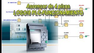 ASCENSOR DE 4 PISOS 1RA PARTE FUNCIONAMIENTOLOGO SIEMENS [upl. by Anaidni]