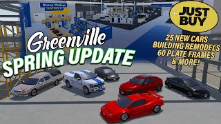 GREENVILLE SPRING UPDATE IS HERE 25 NEW CARS NEW BUILDINGS SPECIAL PAINT REMOTE START amp MORE [upl. by Phiona]