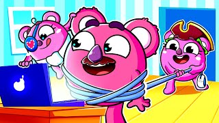 Working Working Daddy Song  Family Time  Funny Kids Songs 😻🐨🐰🦁 And Nursery Rhymes by Baby Zoo [upl. by Bostow]