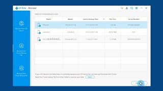 Wondershare DrFone  Data Recovery iOS  Recover iPhoneiPad Data from iTunes Backup [upl. by Wallache711]