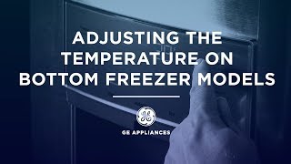 French Door Refrigerator Temperature Controls [upl. by Rondon]