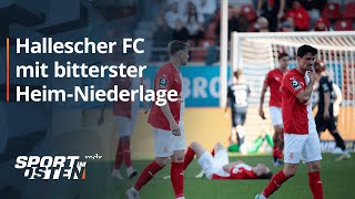 Hallescher FC mit bitterster HeimNiederlage der Saison  Sport im Osten  MDR [upl. by Htrow483]