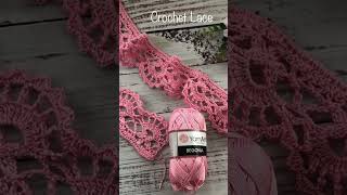 Crochet Lace Edging See Full Tutorial on my Channel [upl. by Abott]