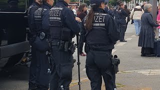 Gedenkfeier Polizist Rouven Mannheim Messerattacke [upl. by Zonda]