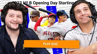 Can we name every Opening Day Starter of 2023 [upl. by Aicsila]