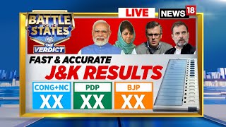 LIVE  JampK Election Results  Jammu Kashmir Assembly Election Result 2024  JKNC  Omar  N18L [upl. by Oicnecserc]