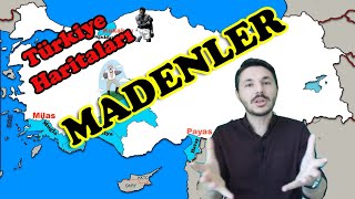 Madenler KPSS 11sınıf coğrafya hafıza teknikleri Türkiye madenler haritası AYT coğrafya [upl. by Friedlander]