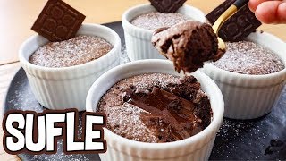 10 Dakika da Evde Sufle Nasıl Yapılır En Pratik Çikolatalı Sufle Tarifi  Chocolate Souffle [upl. by Aikenat]