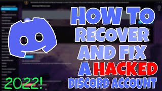 How to Recover your HACKED Discord Account under 10 minutes 2022 [upl. by Yasmar280]