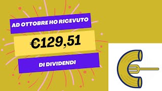 Ho ricevuto €129 di dividendi ad ottobre 💸 Scopri da quali aziende [upl. by Meeki]