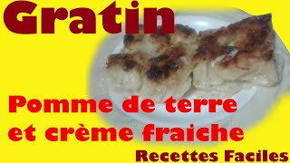 Recette Gratin de pomme de terre [upl. by Nellek]