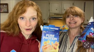 PURE PROTEIN BAR REVIEW  NEW FLAVORS  GALACTIC BROWNIE AND CARAMEL CHURRO [upl. by Eiggam]