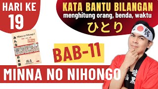 BAB 11  Kata Bantu Bilangan Bahasa Jepang  Belajar Otodidak [upl. by Philps]