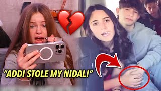 Footage of Salish Matter Reacting to Nidal’s New Girlfriend Addi 😱💔 [upl. by Nehepts912]