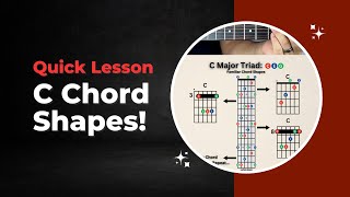 Learn how just a few C chord shapes can be your ticket to unlocking the fretboard [upl. by Frum]