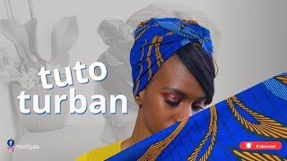 DIY Comment coudre un TURBAN WAX ET SATIN BONNET SATIN ET WAX TURBAN COUTURE [upl. by Clo]