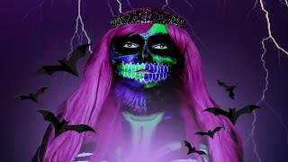 LETS PLAY  Two colored Skeletonqueen  Halloweenclip 2024 [upl. by Elvyn]