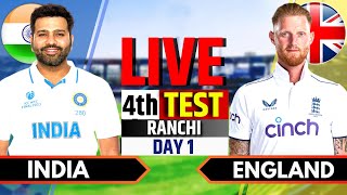 India vs England 4th Test Day 1  India vs England Live Match  IND vs ENG Live Score amp Commentary [upl. by Airotkciv351]