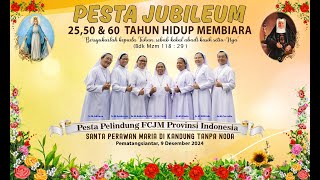 Live  Pesta Jubileum 25 50 amp 60 Tahun Hidup Membiara [upl. by Rairb167]