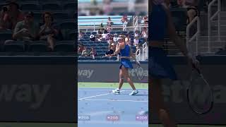 Liudmila Samsonovas Stunning Net Volley vs Aryna Sabalenka  WTA Cincinnati  Smash Sisters [upl. by Wiersma]