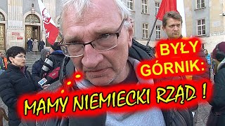 Górnik przyszedł na protest rolników A potem wyrzucił z siebie wszystko co mu leżało na wątrobie [upl. by Virge]