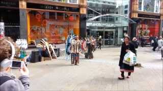 Spiritual Music Native American Indians Song  Street Performance [upl. by Eirolam221]