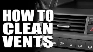 How To Clean Air Conditioning Vents  Mastersons Car Care  Auto Detailing [upl. by Colwen]