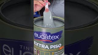 Eucatex Tinta Extra Piso 18 L shorts qualidade eucatex [upl. by Ecyar539]