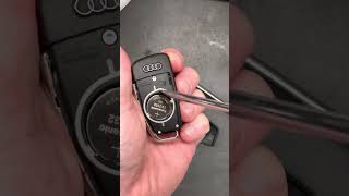 How to change battery Audi key fob [upl. by Cerelly]