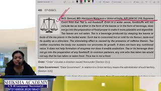 CS EXECUTIVE EBCL Ch 14 Essential Commodities Act 1955 Lecture 1 [upl. by Midas786]