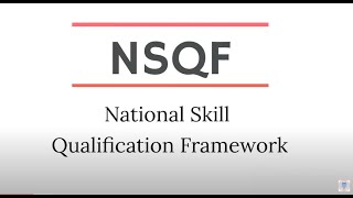 What is NSQF  The National Skills Qualifications Framework NSQF  Complete Information of NSQF [upl. by Esnohpla181]