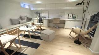 Interior Design — Modern ScandinavianInspired Bright Basement Renovation [upl. by Bose]