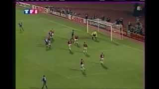 Robert Prosinecki goal vs Manchester United  Champions League 19992000 [upl. by Aradnahc661]