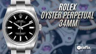 ROLEX OYSTER PERPETUAL 34 MM  LIcona di Eleganza e Innovazione Orologiera [upl. by Serolod]