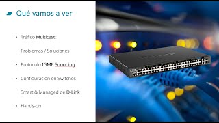 D Link IGMP Snooping trafico IP multicast IPTV [upl. by Esyle385]