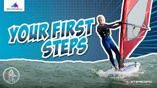 START WINDSURFING Learn How To Windsurf  Basic First Steps [upl. by Candice]