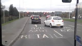 FULL JOURNEY ON THE 10X FROM ASHFORD INTERNATIONAL TRAIN STATION TO MAIDSTONE EARL STREET [upl. by Silado]